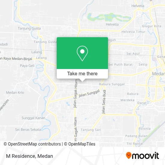 M Residence map