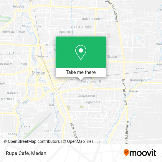 Rupa Cafe map