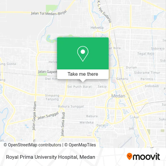 Royal Prima University Hospital map