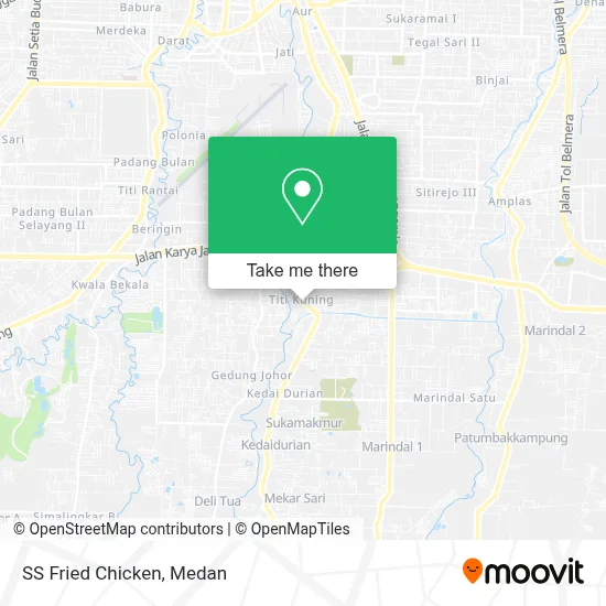 SS Fried Chicken map