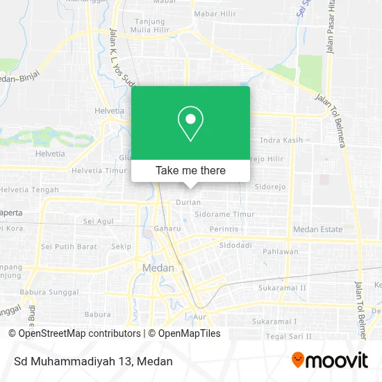 Sd Muhammadiyah 13 map