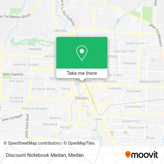 Discount Notebook Medan map