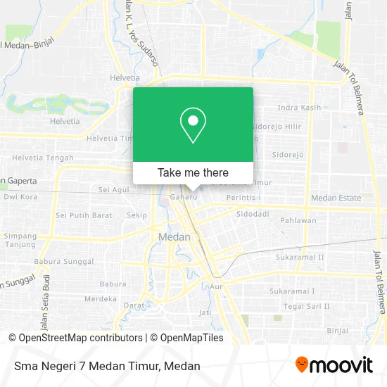 Sma Negeri 7 Medan Timur map