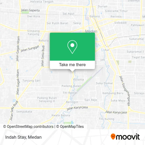 Indah Stay map