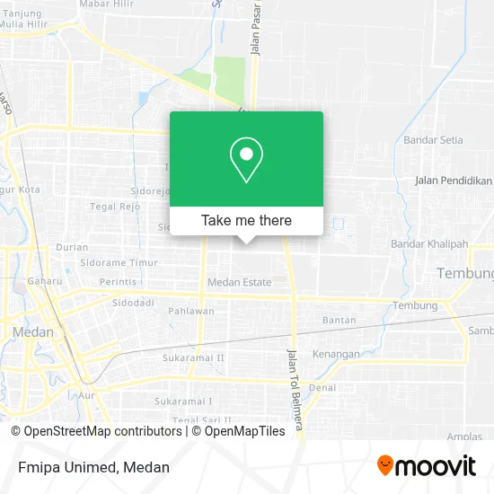 Fmipa Unimed map