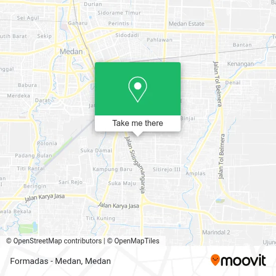 Formadas - Medan map