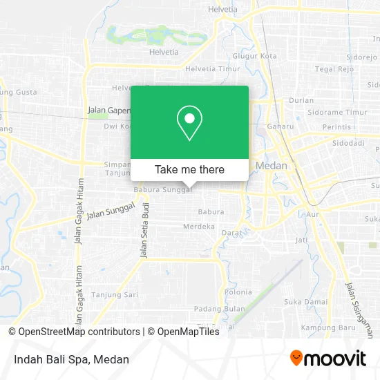 Indah Bali Spa map