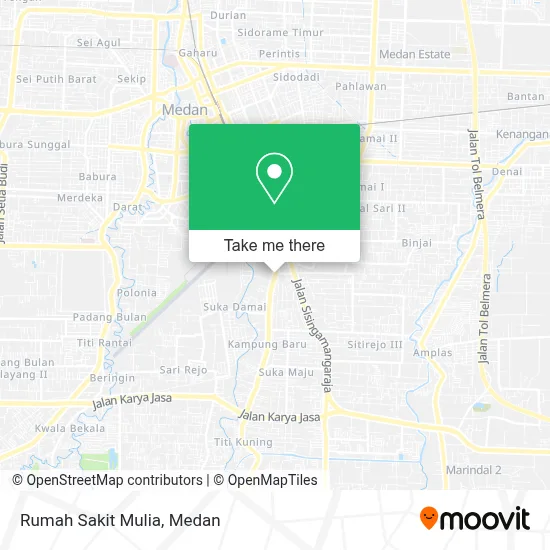 Rumah Sakit Mulia map