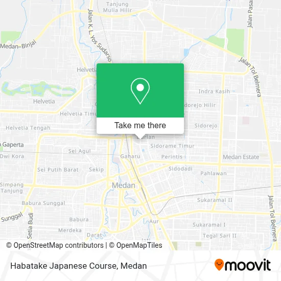 Habatake Japanese Course map