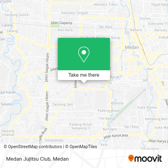 Medan Jujitsu Club map