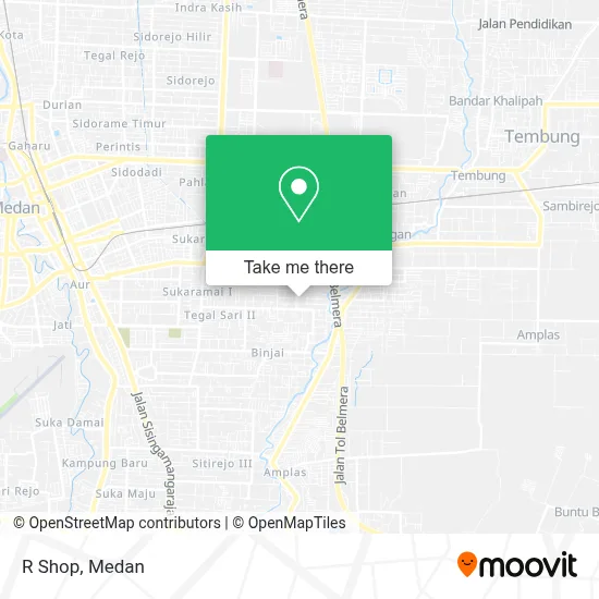R Shop map