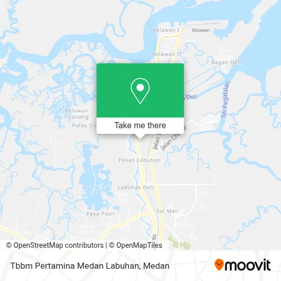 Tbbm Pertamina Medan Labuhan map