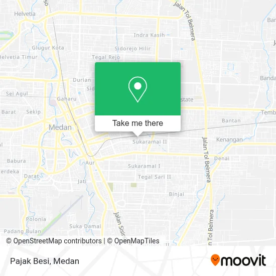 Pajak Besi map