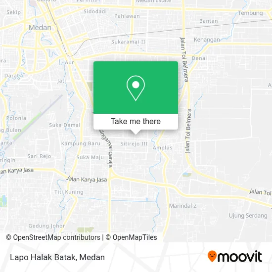 Lapo Halak Batak map
