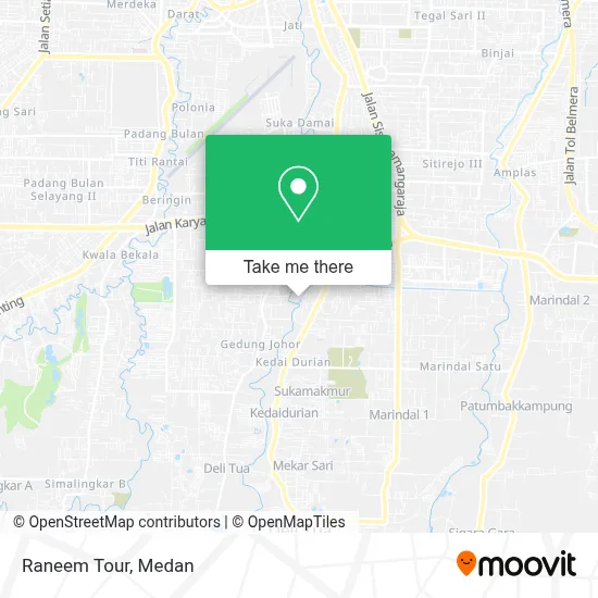 Raneem Tour map