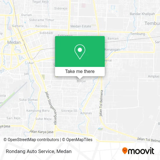 Rondang Auto Service map