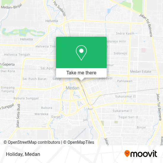 Holiday map