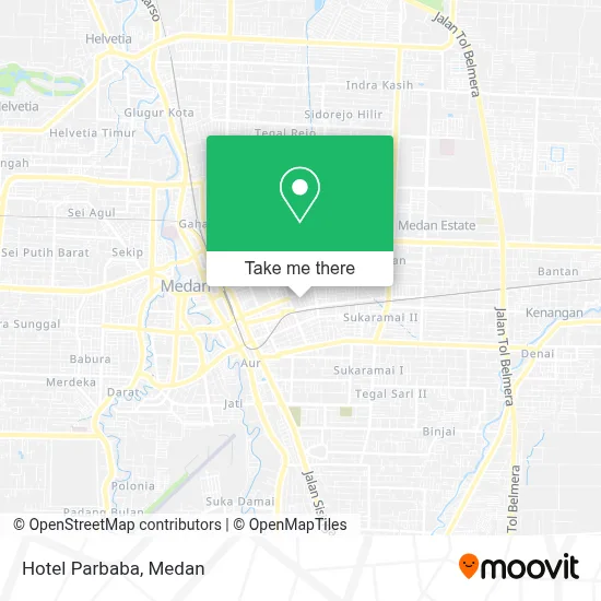 Hotel Parbaba map