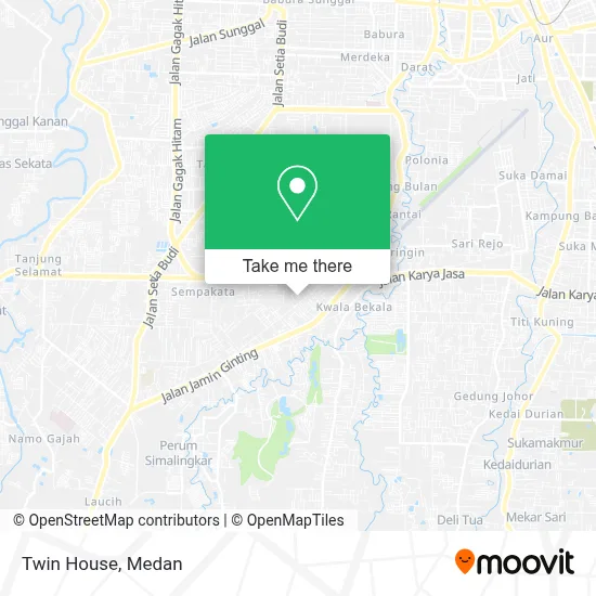 Twin House map
