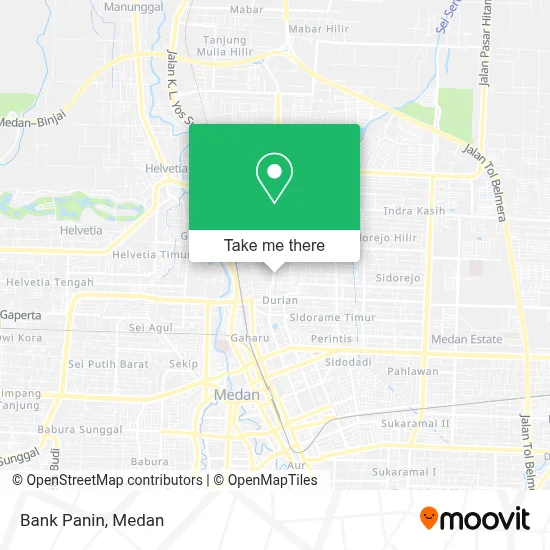 Bank Panin map
