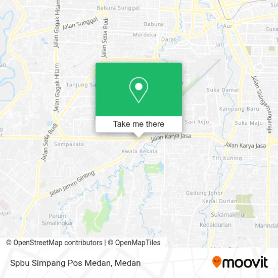 Spbu Simpang Pos Medan map