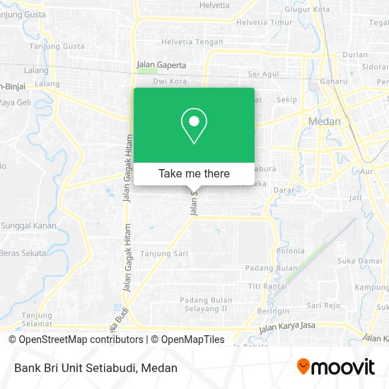 Bank Bri Unit Setiabudi map