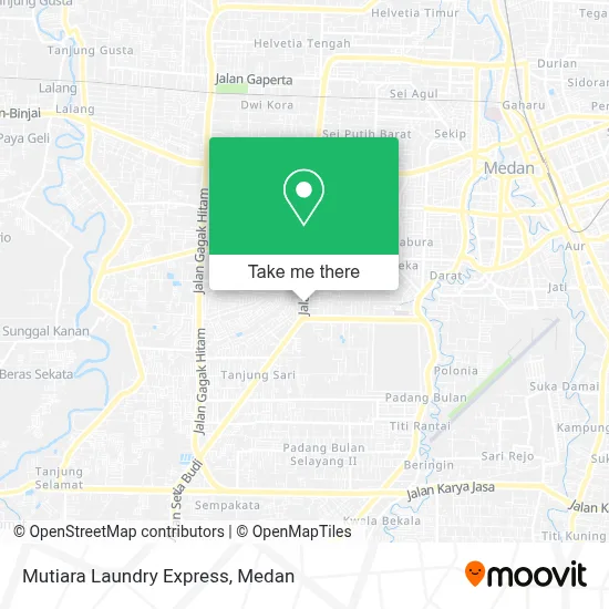 Mutiara Laundry Express map