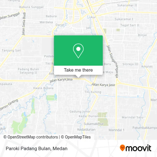 Paroki Padang Bulan map