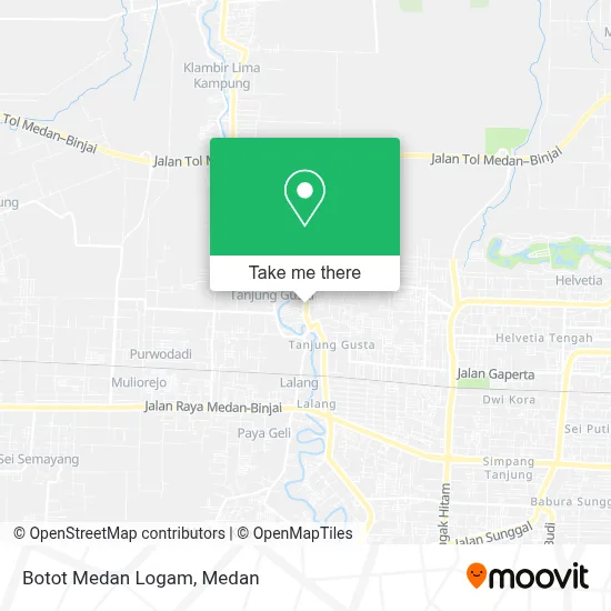 Botot Medan Logam map