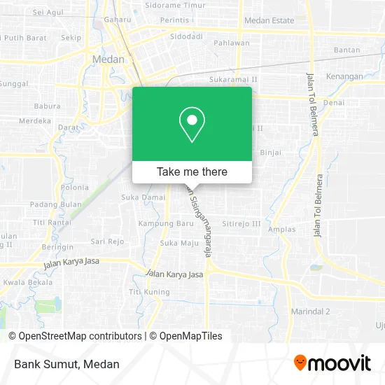 Bank Sumut map