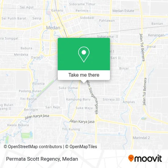 Permata Scott Regency map