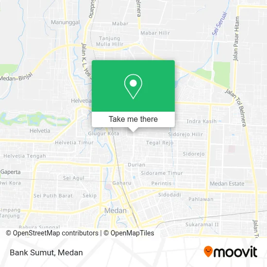 Bank Sumut map