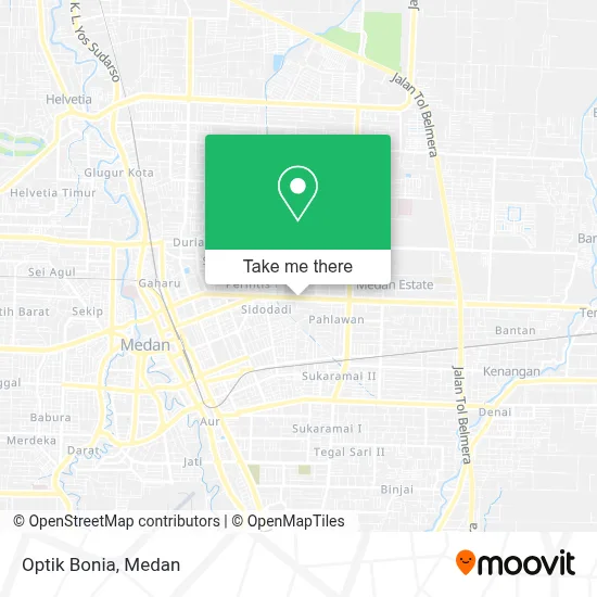 Optik Bonia map