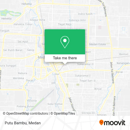 Putu Bambu map