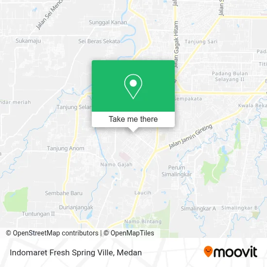 Indomaret Fresh Spring Ville map