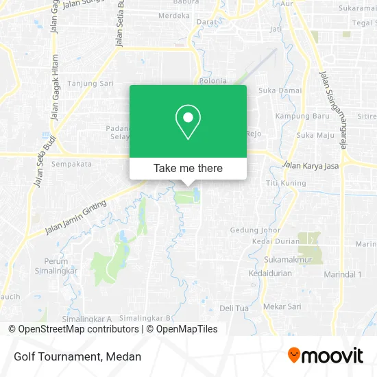 Golf Tournament map