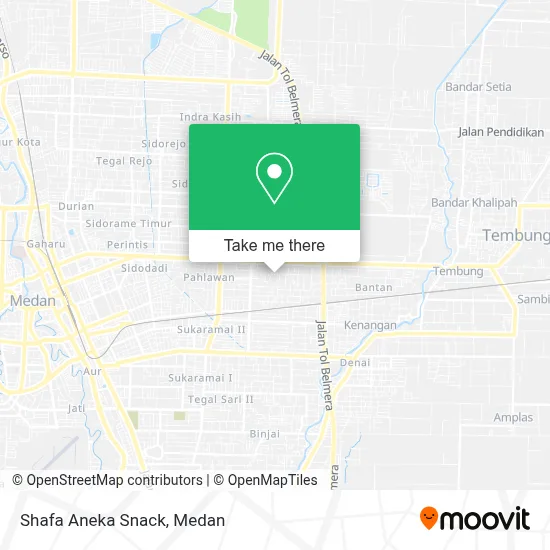 Shafa Aneka Snack map