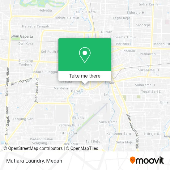 Mutiara Laundry map