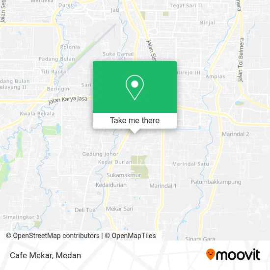 Cafe Mekar map