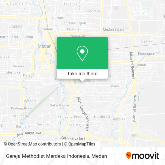 Gereja Methodist Merdeka Indonesia map