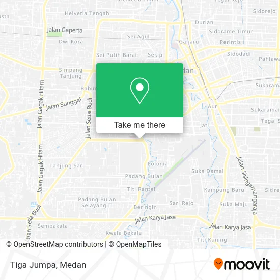 Tiga Jumpa map