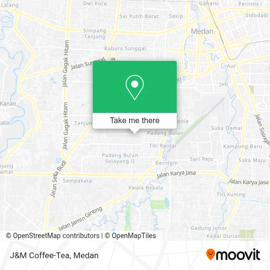 J&M Coffee-Tea map