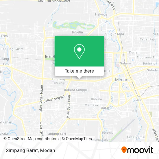Simpang Barat map