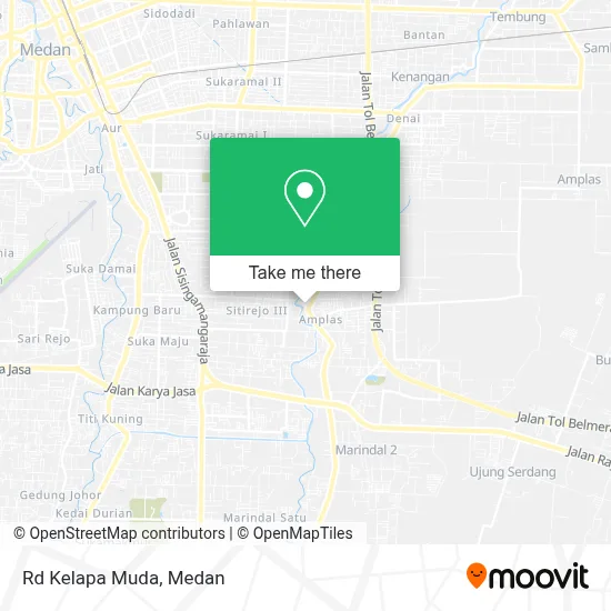 Rd Kelapa Muda map