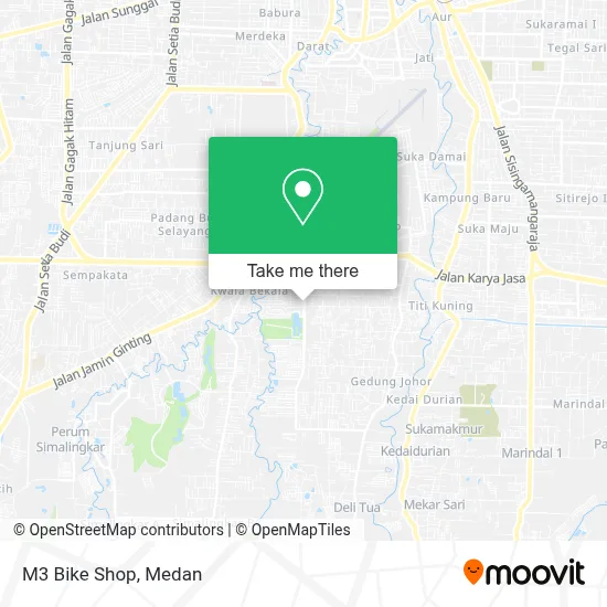 M3 Bike Shop map