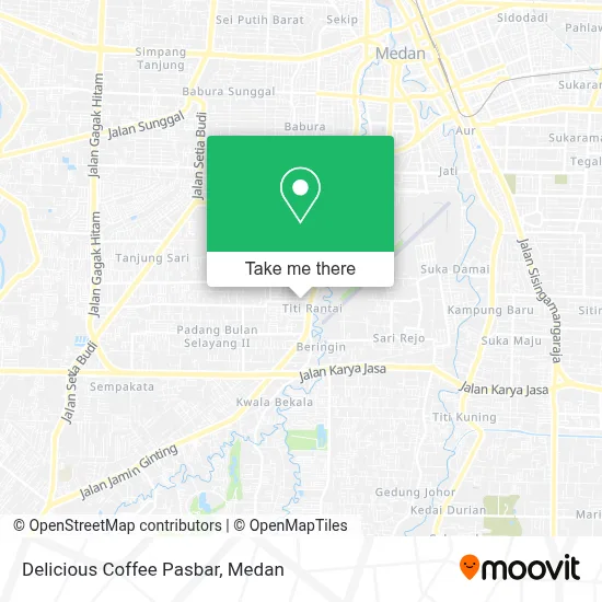 Delicious Coffee Pasbar map