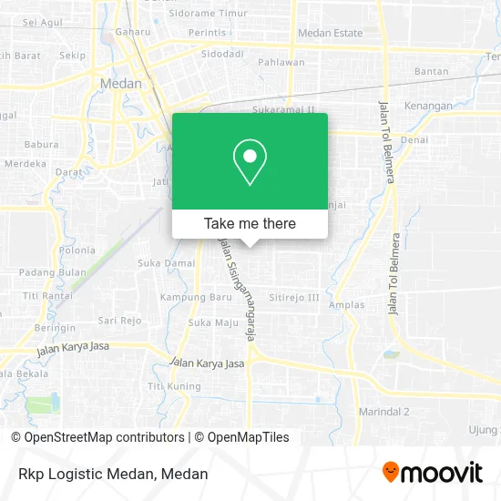 Rkp Logistic Medan map