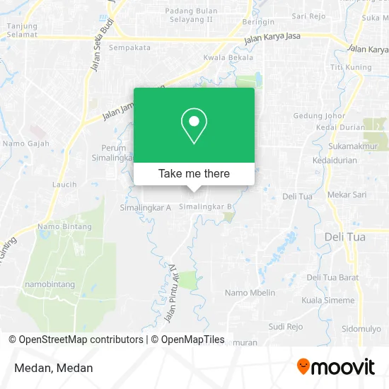Medan map