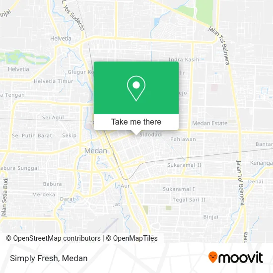 Simply Fresh map