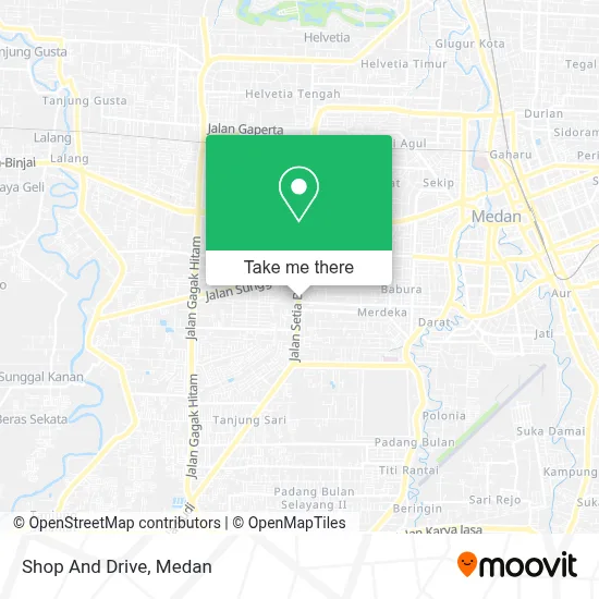 Shop And Drive map